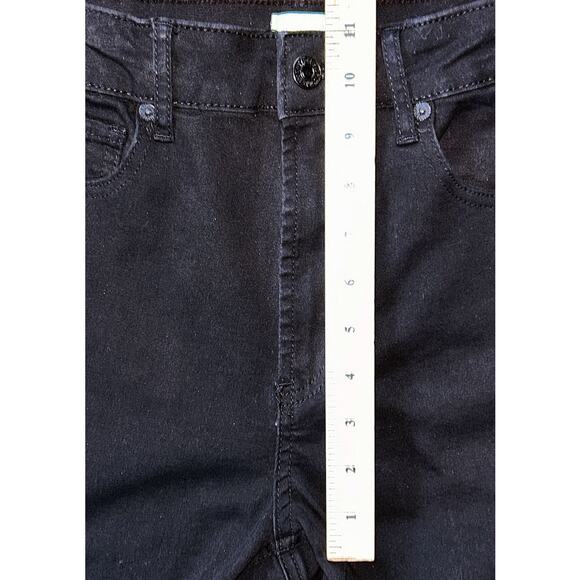 Articles of Society High-Rise Cropped Flared Black Jeans Size 2 26X26 - Picture 3 of 7